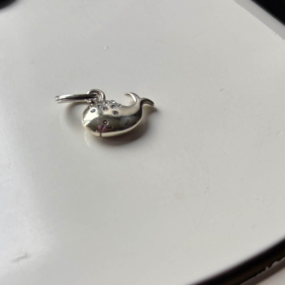 Brighton Silver Whale Charm